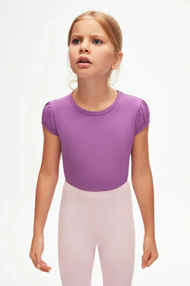 Детские леггинсы для девочек ниже колена Lovetti, Bright Pink — фото 2