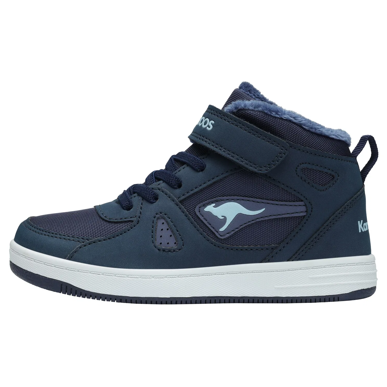 Детские зимние кроссовки с теплой подкладкой KangaROOS, Blue/Blue Sky