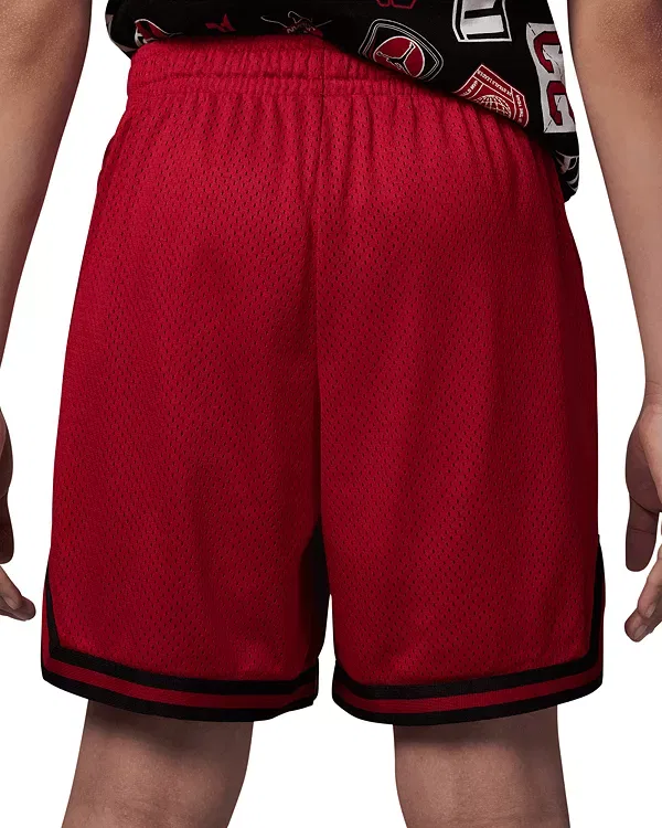 Детские шорты для мальчиков с принтом Tape Mesh Shorts Big Kid Jordan, Gym Red — фото 4