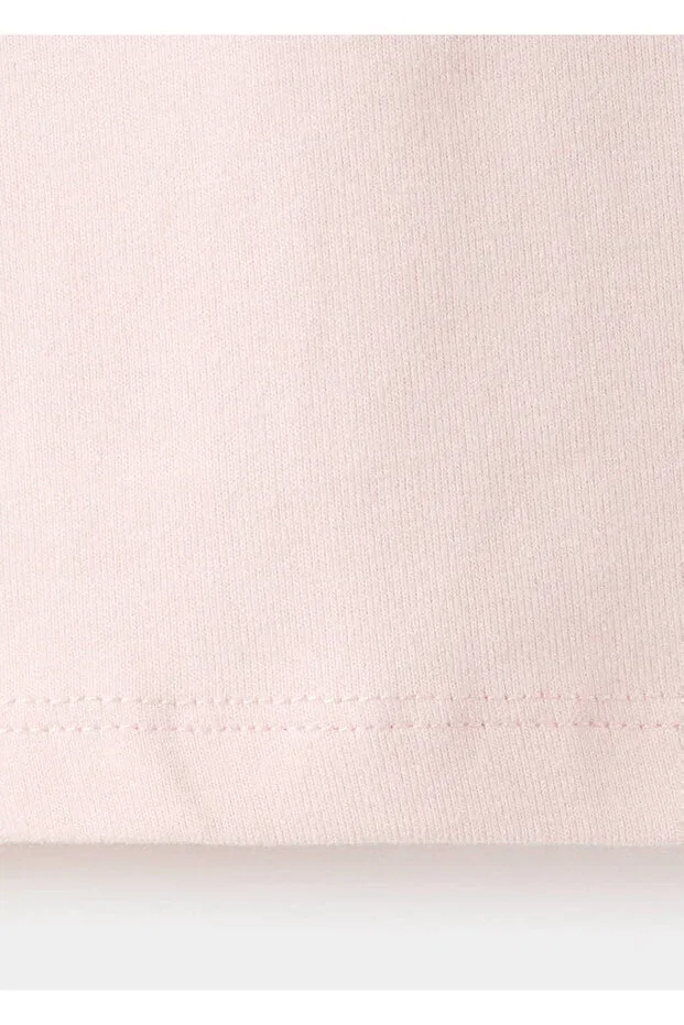 Детская хлопковая футболка с длинным рукавом Mango Baby, Pink — фото 4