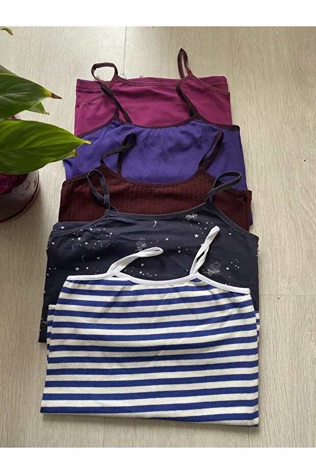 Детский комплект маек для девочек athlete Ebruli Butik06, Colored — фото 3