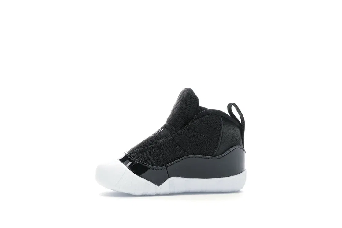 Детский пинеток-кроссовок Air Jordan 11 Crib Bootie 72-10 (I) Jordan, Black/Varsity Red-White — фото 3