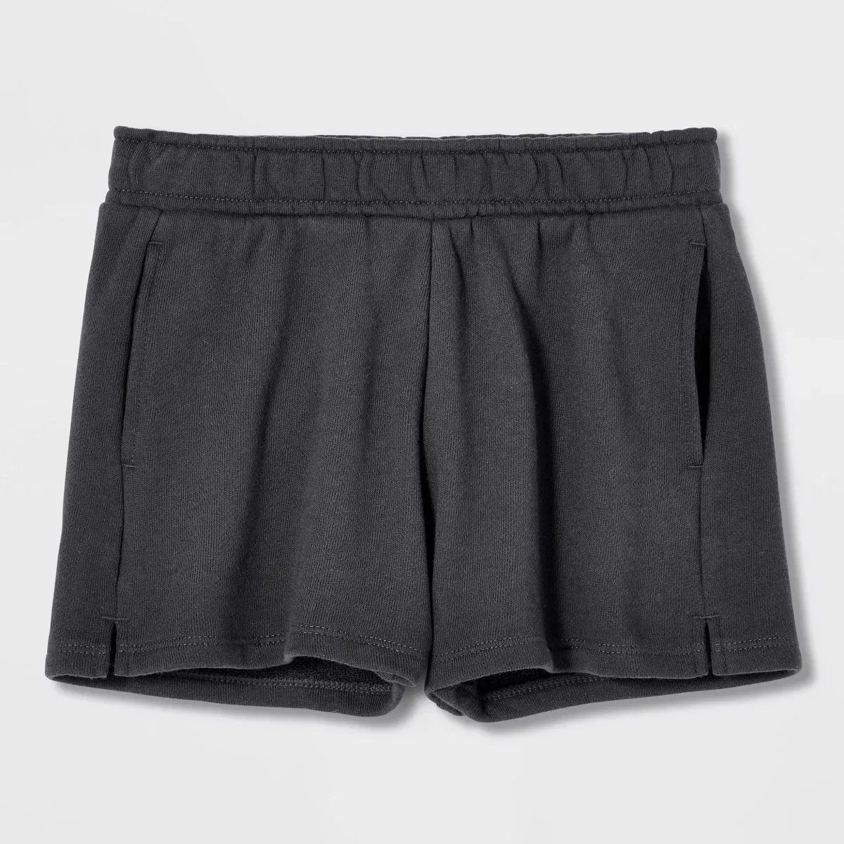 Шорты на резинке из футера Cat & Jack, Charcoal Gray — фото 2