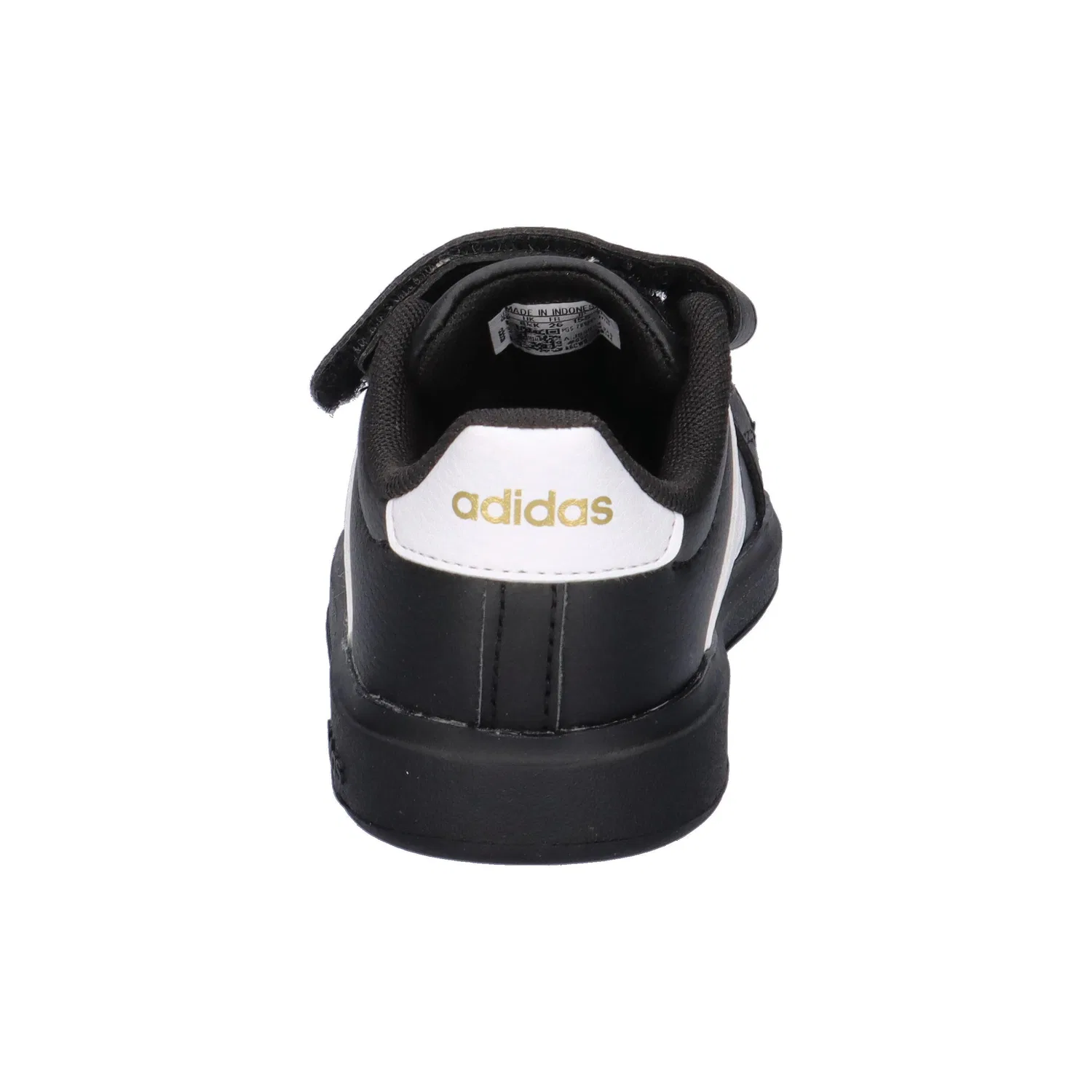 Детские кроссовки с липучками STREETTALK EL I Adidas, Schwarz Weiss Gold — фото 4