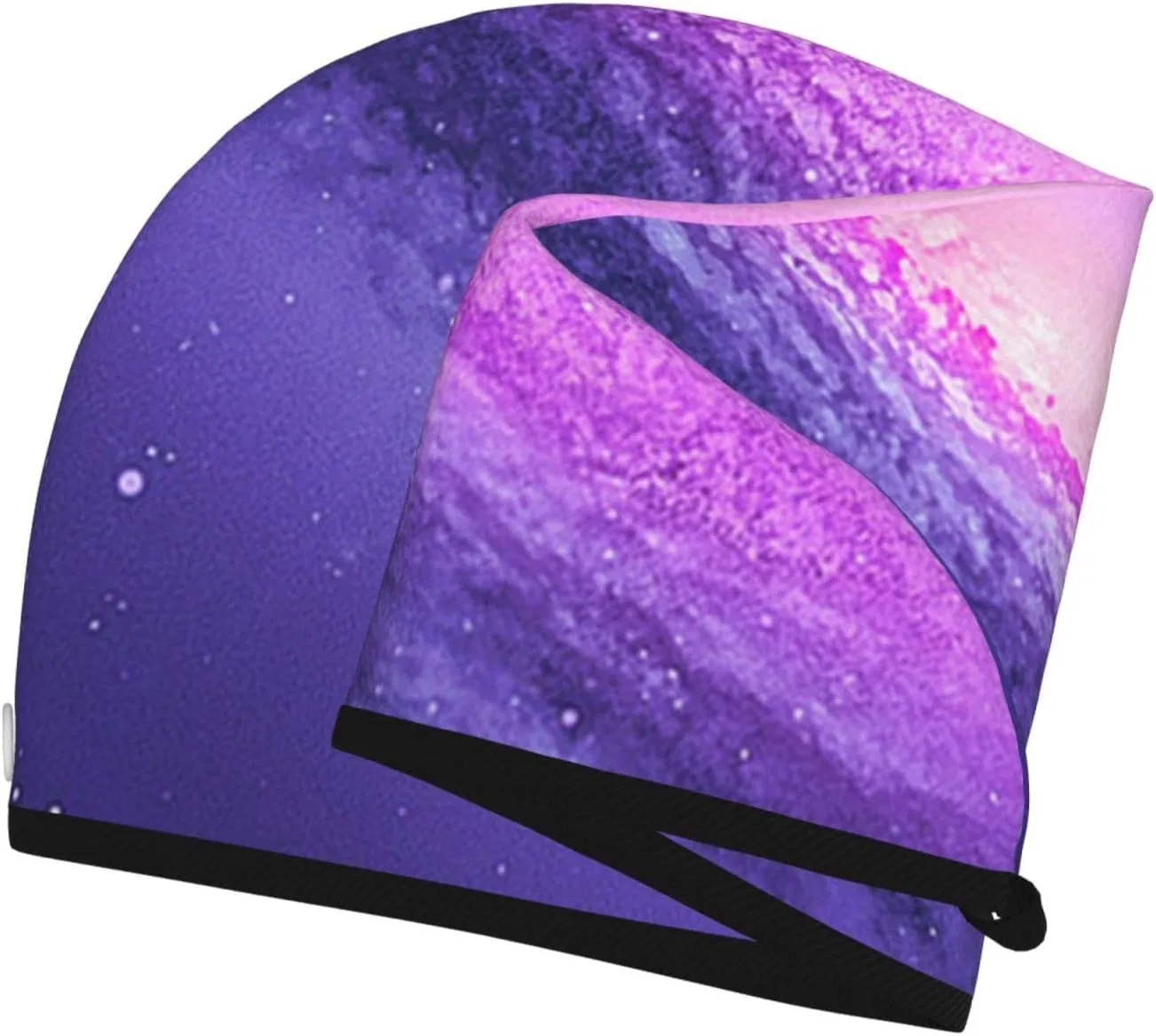 Шапочка для волос OPSREY, Микрофибра, 25.2x10.2 дюйма, Purple Galaxy — фото 3