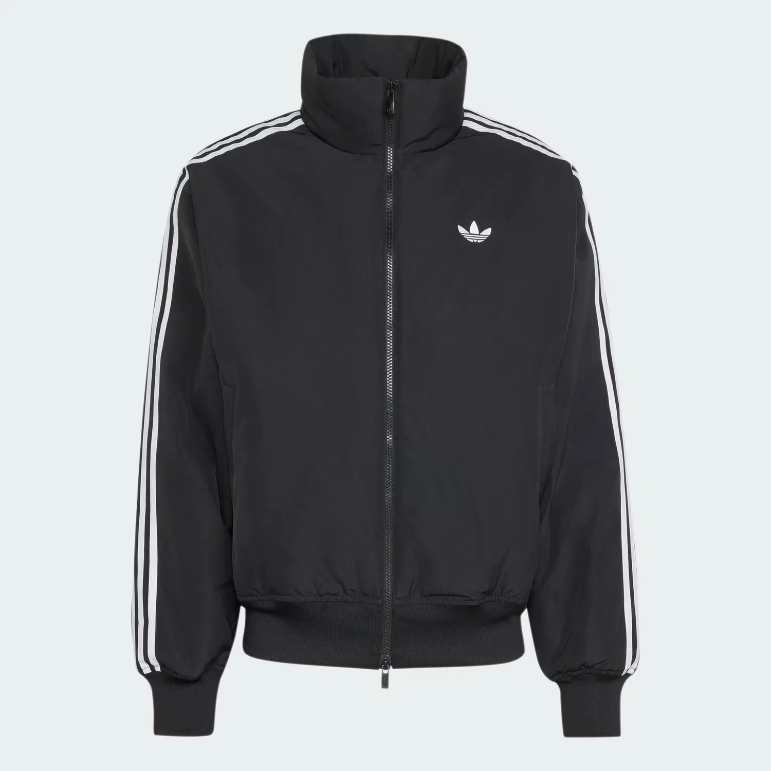 Мужская куртка на молнии с воротником-стойкой Firebird Adidas Originals, черный — фото 4