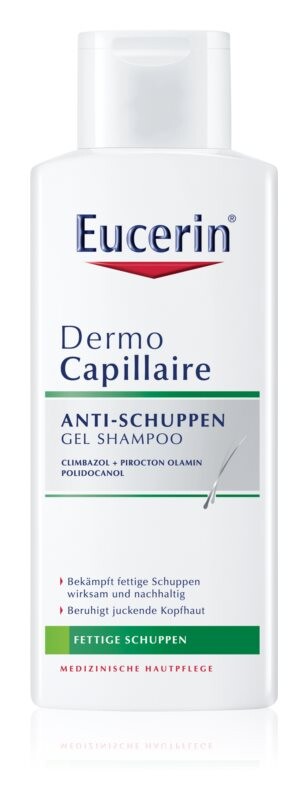 

Шампунь против жирной перхоти Eucerin DermoCapillaire