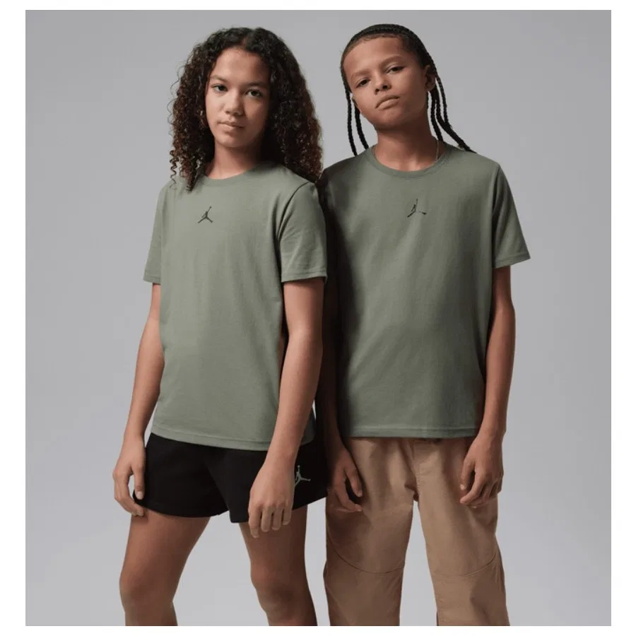 Детская футболка с принтом Jordan Sport Core Nike, Хаки