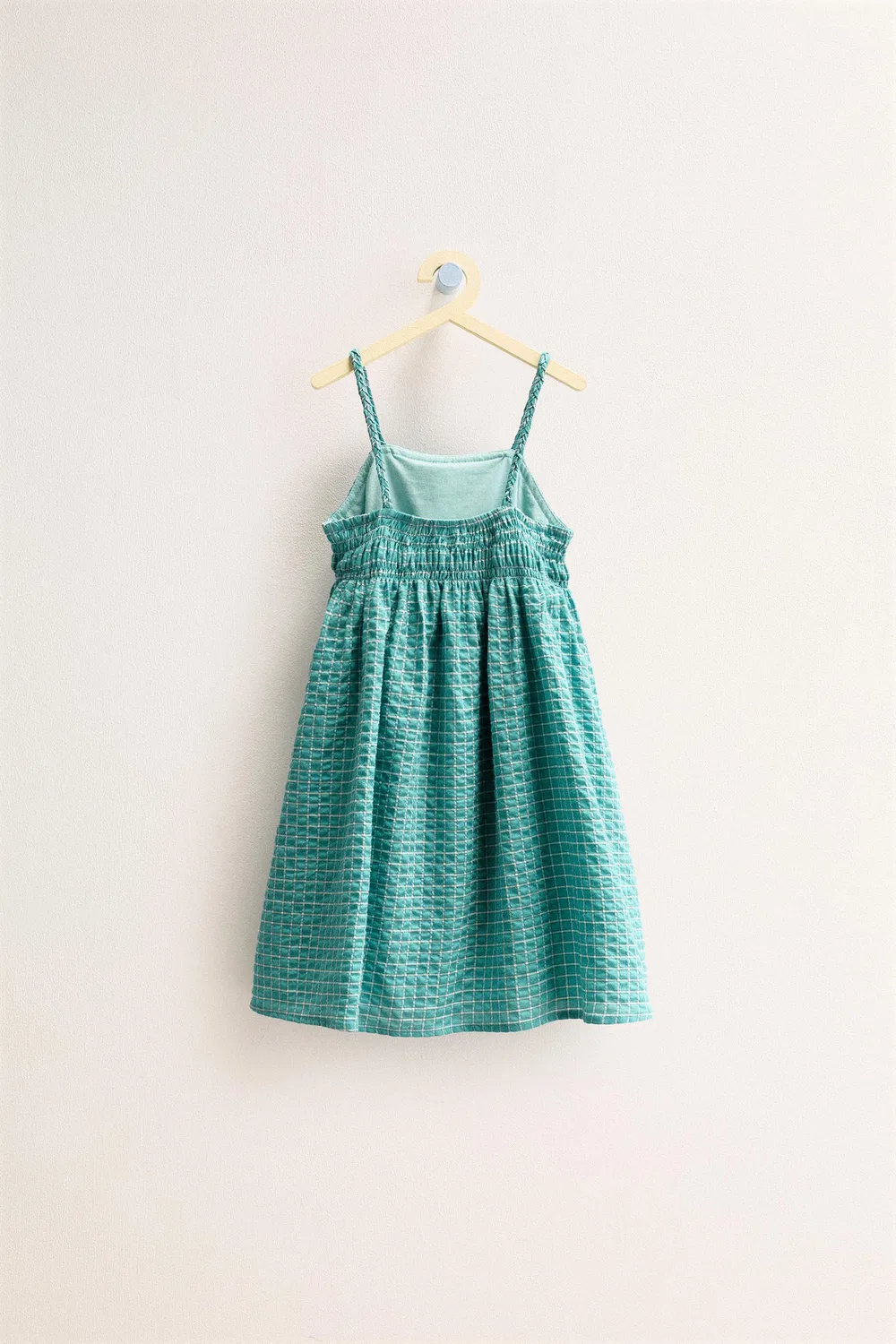 Zara - Неподвластное времени платье в клетку, Blue/Green — фото 2