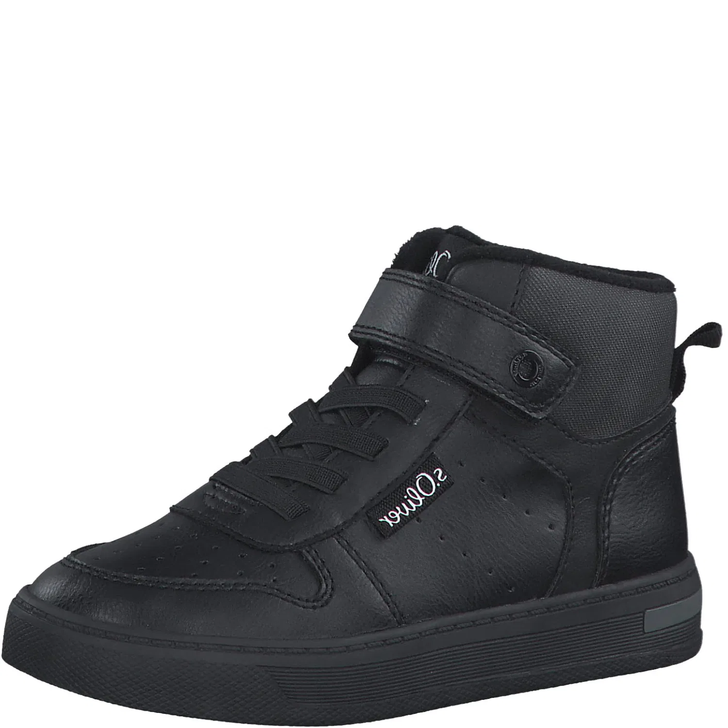 Детские кроссовки для мальчиков с синтетическим верхом 5-5-45104-39 s.Oliver, Black