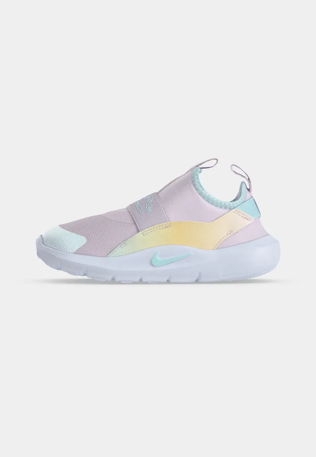 Кроссовки для бега по шоссе Flex Runner 4 Lils унисекс Nike Performance, Bleached Lilac/Glacier Blue/White — фото 2