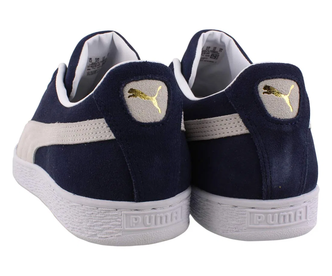 Детские кроссовки для мальчиков с низким профилем Drift Cat 5 SF PUMA, Peacoat Cloud White Blue — фото 4