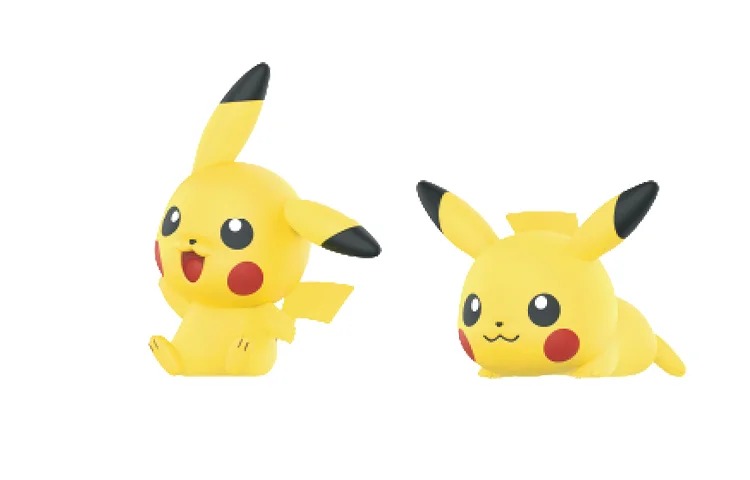 

Набор из 2 фигурок Pop Mart Pokemon Sit Back&Relax Pikachu, желтый