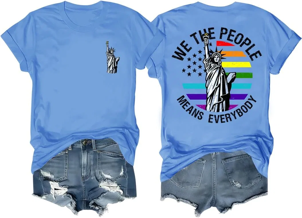 Футболка с принтом We The People Generic, Carolina Blue