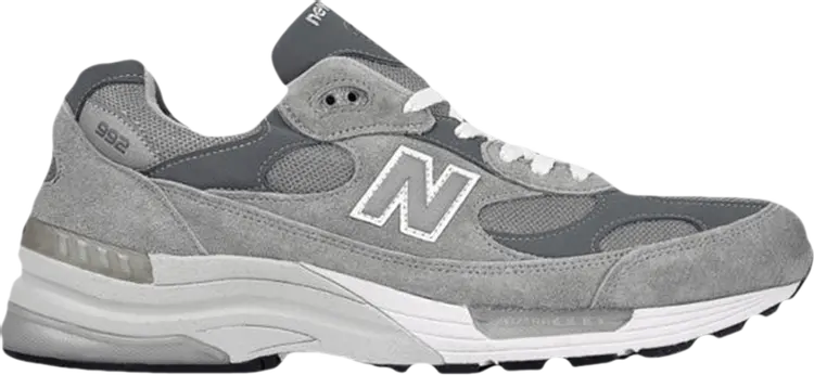 

Кроссовки New Balance 992 Made in USA 4E Wide 'Grey', серый