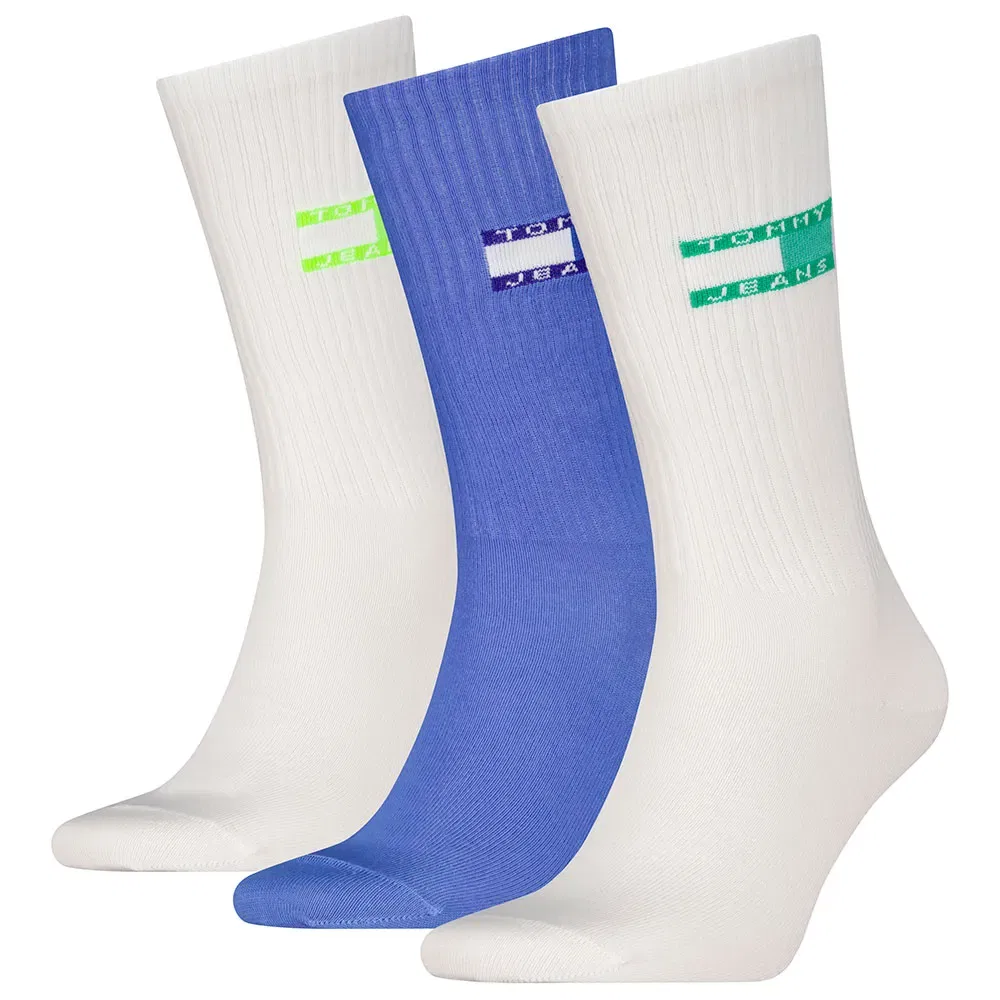 Носки Tommy Hilfiger Giftbox crew socks 3 pairs, белый