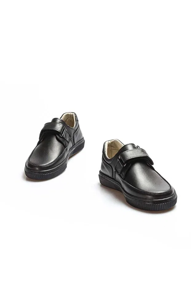 Детские повседневные туфли из натуральной кожи Mirgeshoes, Black