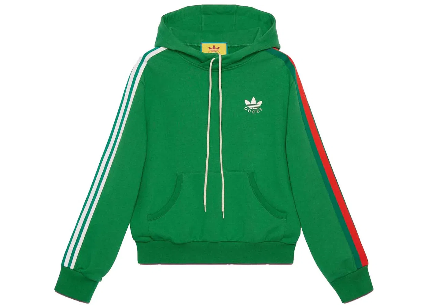 Мужской свитшот с логотипом Gucci x Adidas, Green