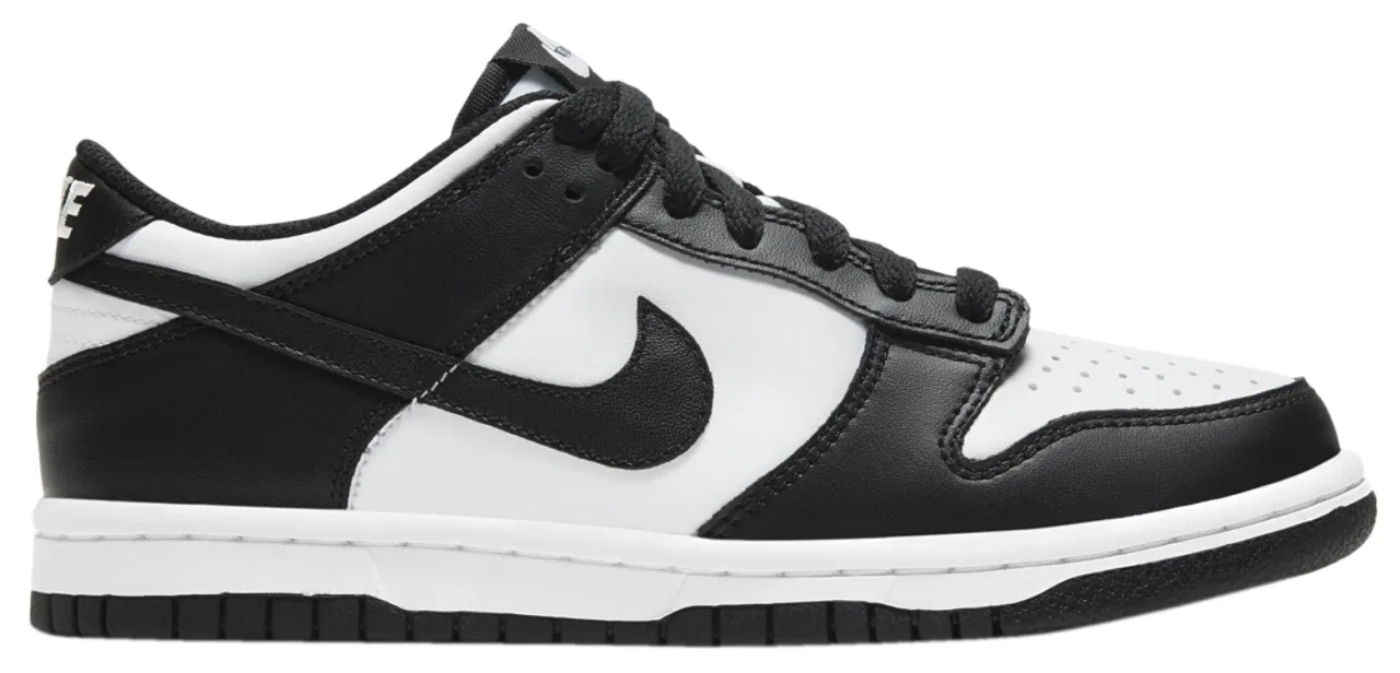Кроссовки для мальчиков Dunk Low Nike, белый/черный
