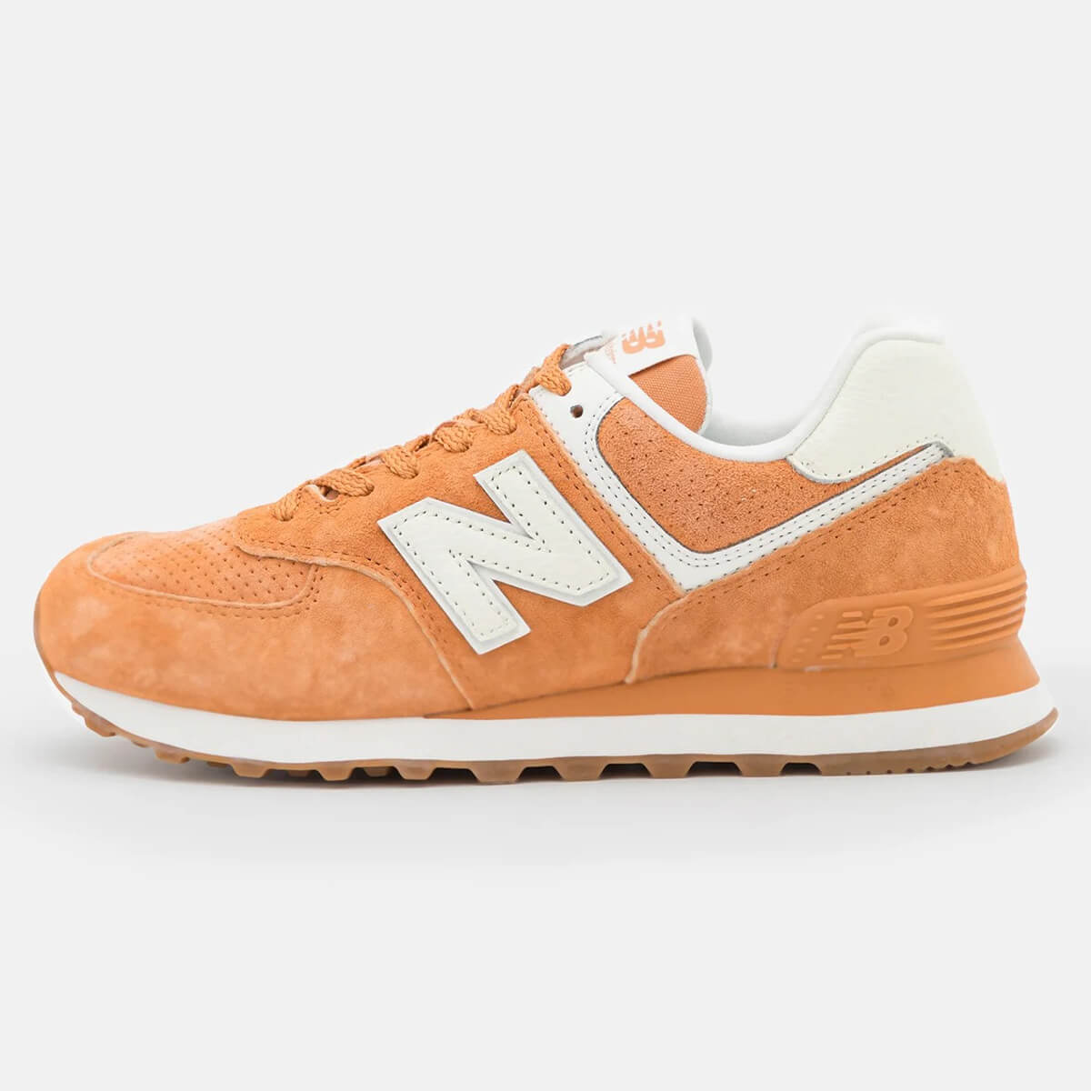 Кроссовки New Balance WL574NB, светло-коричневый/белый - фото