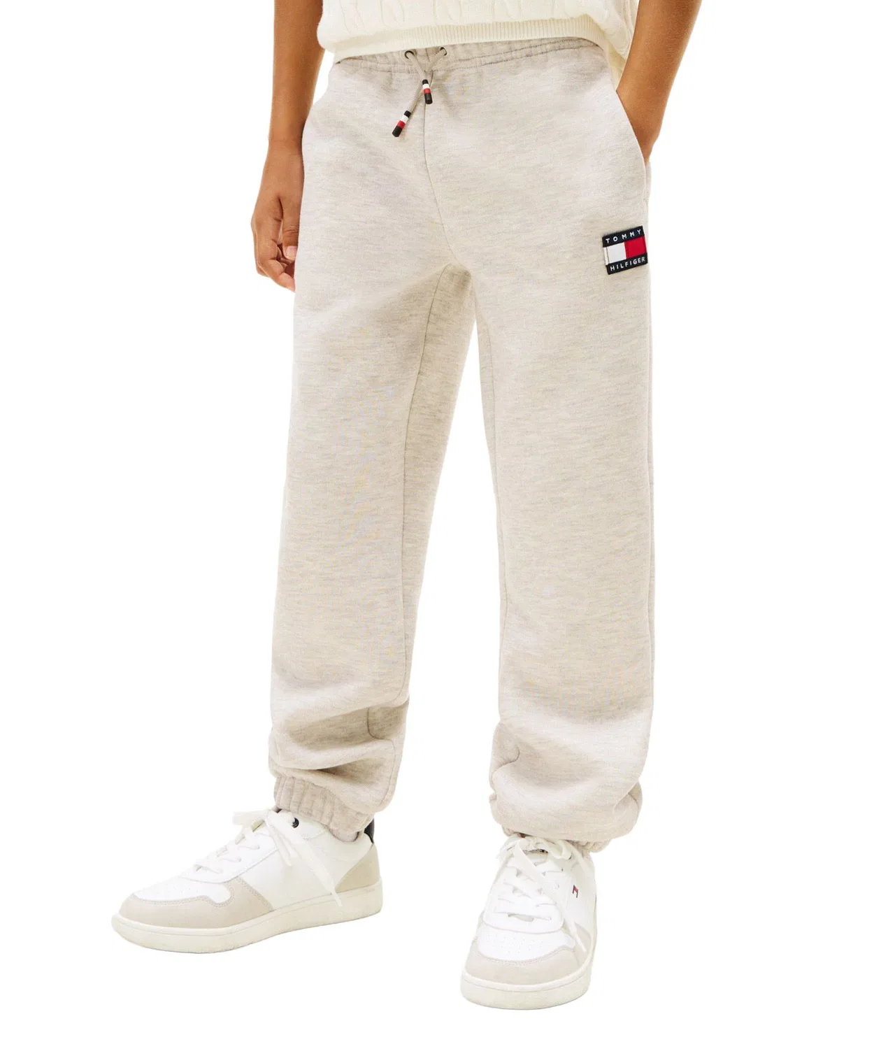 Детские свитшот-штаны Heritage Flag с флагом TOMMY HILFIGER, Серый