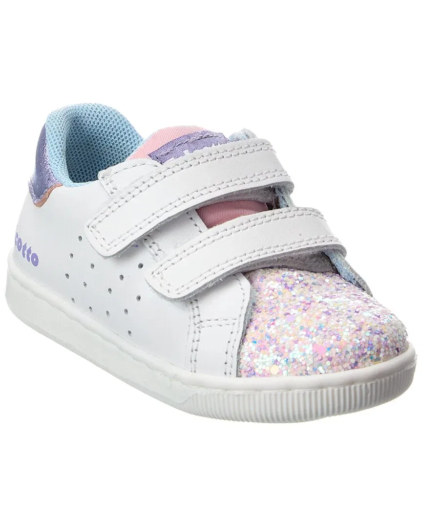 Детские кроссовки кожаные на липучке Naturino Falcotto Kiner Low Leather Sneaker, White