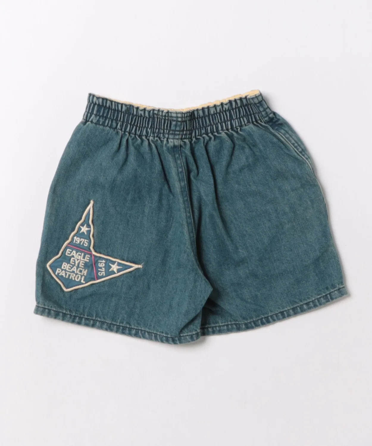 Детские шорты джинсовые с принтом Beach Patrol Denim DUNGAREE, Blue — фото 2