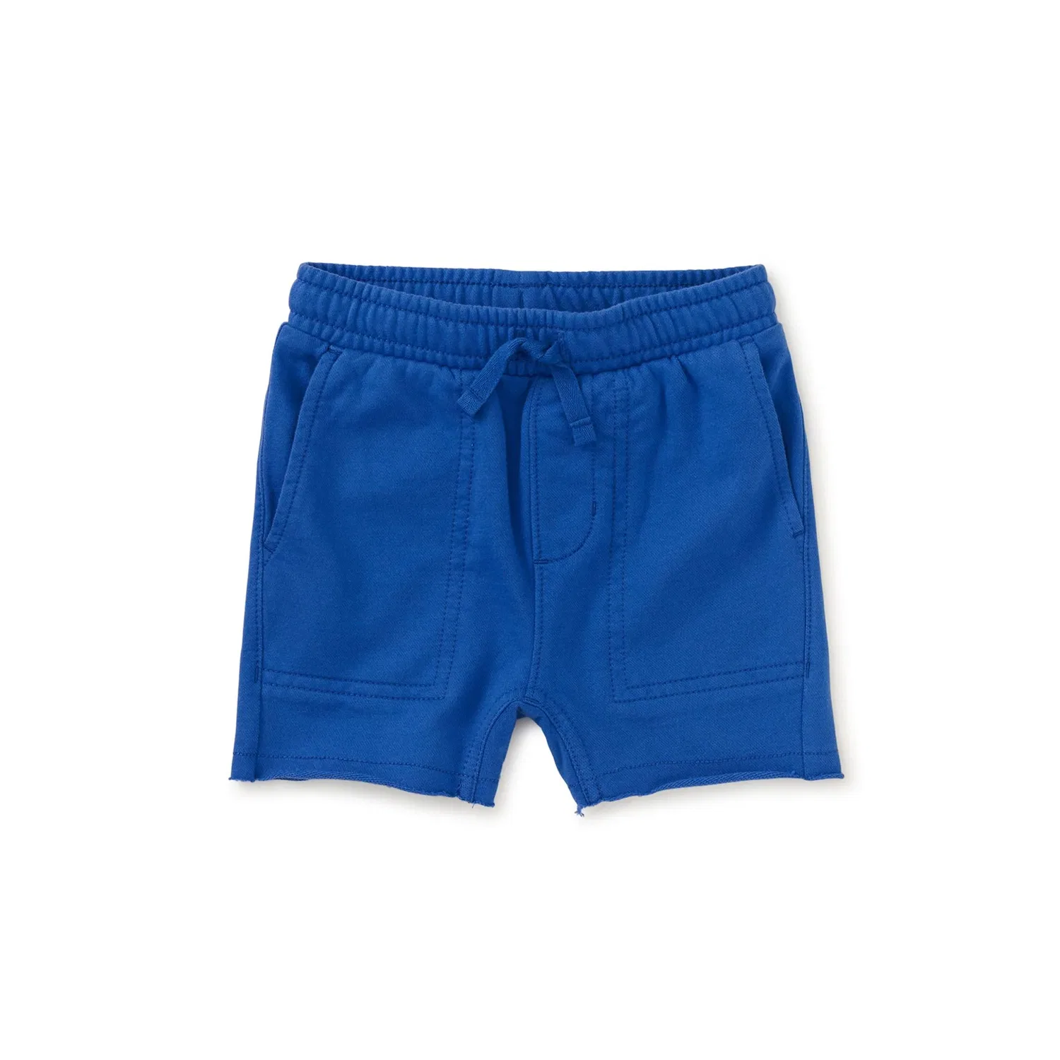 Детские шорты с эластичным поясом и кулиской хлопковые Gym Shorts Tea Collection, Majorelle Blue — фото 2