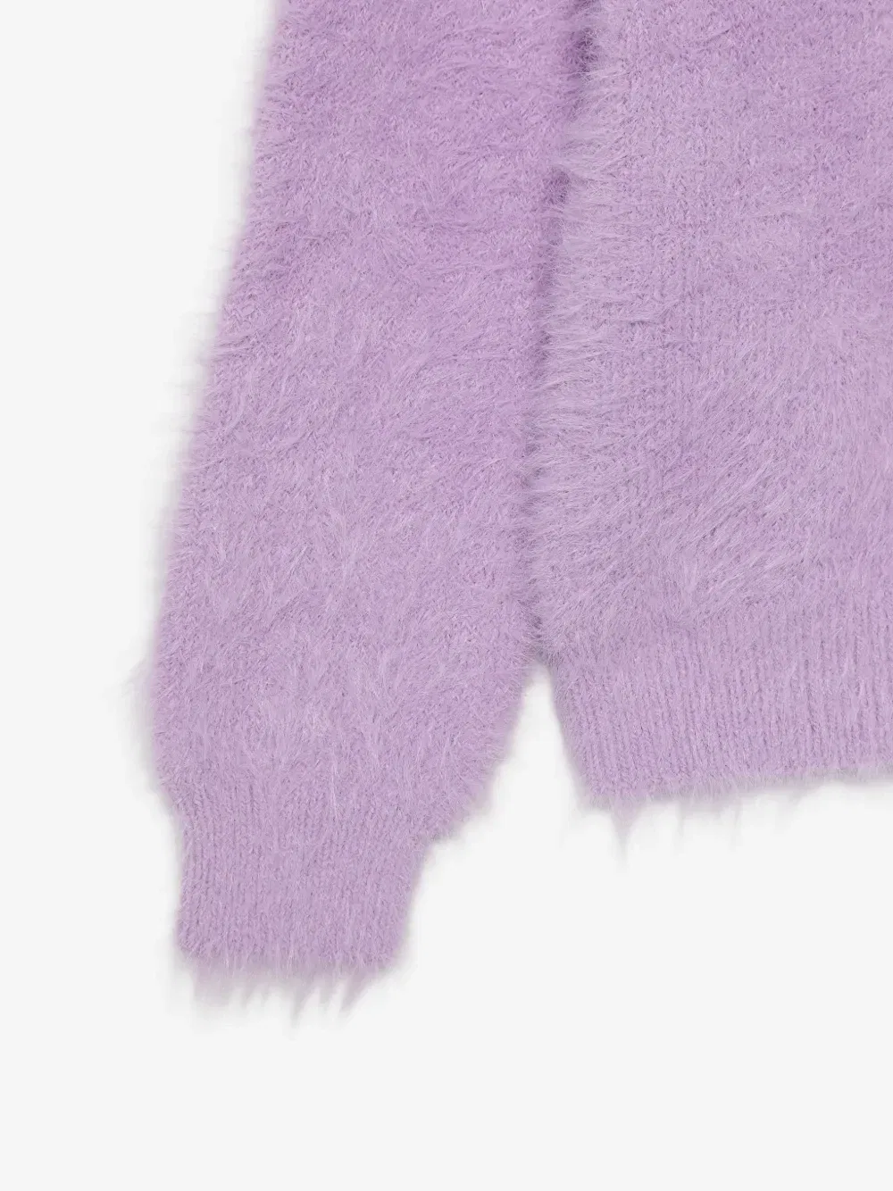 Свитер фактурной вязки American Outfitters Kids, фиолетовый — фото 3
