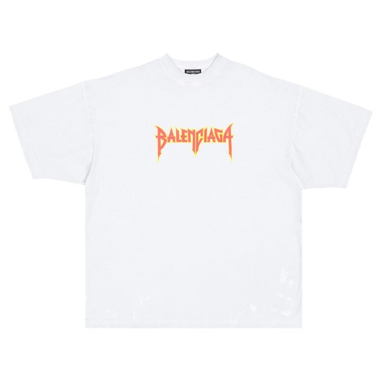 

Футболка Balenciaga Oversized T-Shirt 'Dirty White', белый