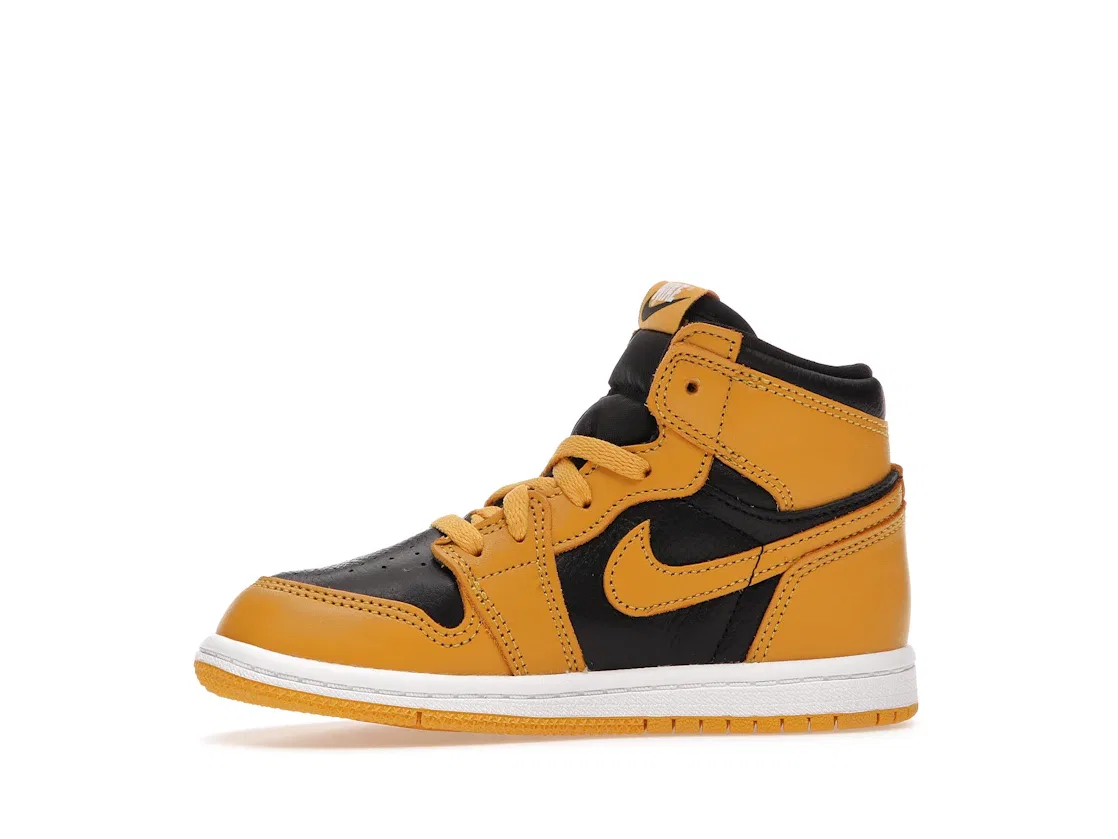 Детские кроссовки с высоким верхом Jordan 1 Retro High OG Pollen, Pollen/Black-White — фото 3