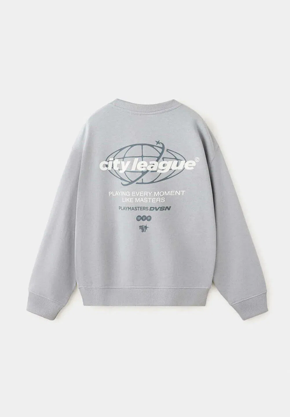 Ребенок - толстовка Mango Kids, Grey — фото 2