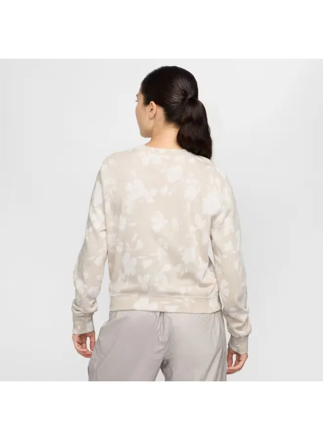 Свитшот с принтом Nike Sportswear Chill Terry, коричневый