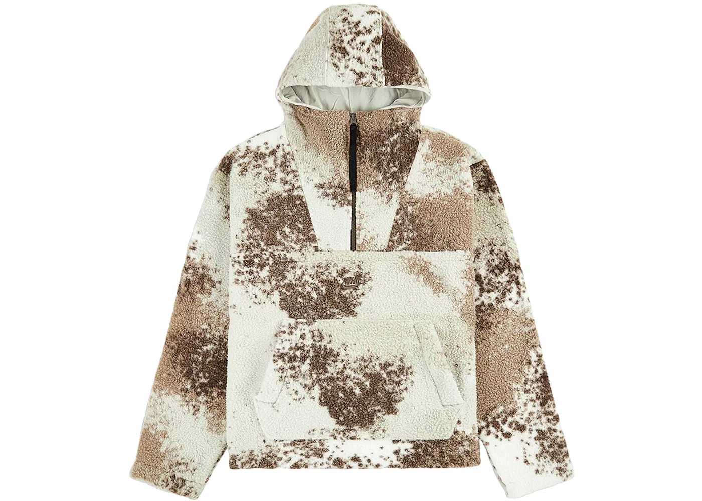 Мужская куртка с капюшоном и длинным рукавом Nike Sportswear Sport Essentials Half-Zip Hoodie, Light Bone/Ironstone/Ironstone