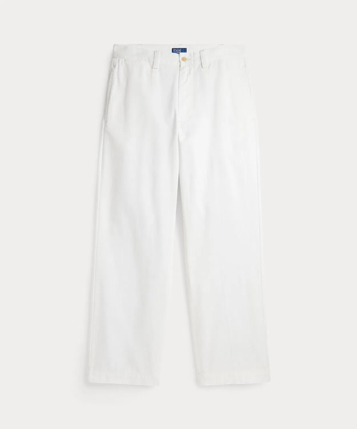 Брюки чинос прямые хлопковые Polo Ralph Lauren белые — фото 2