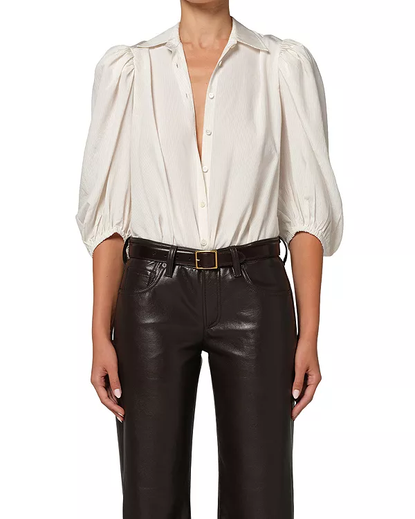 

Рубашка Аня с пышными рукавами Citizens Of Humanity, белый