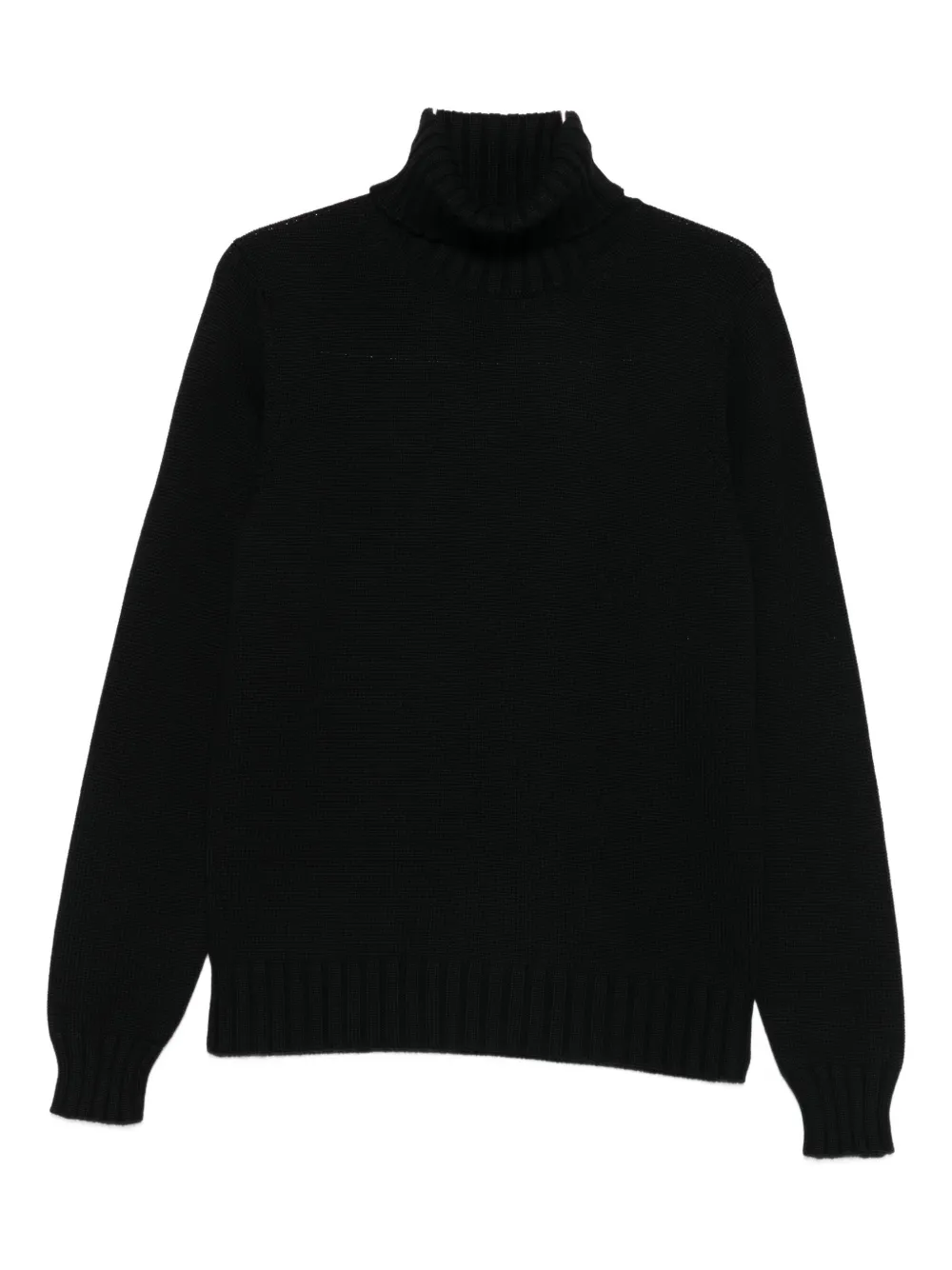 

Свитер с воротником гольф Filippo De Laurentiis, черный