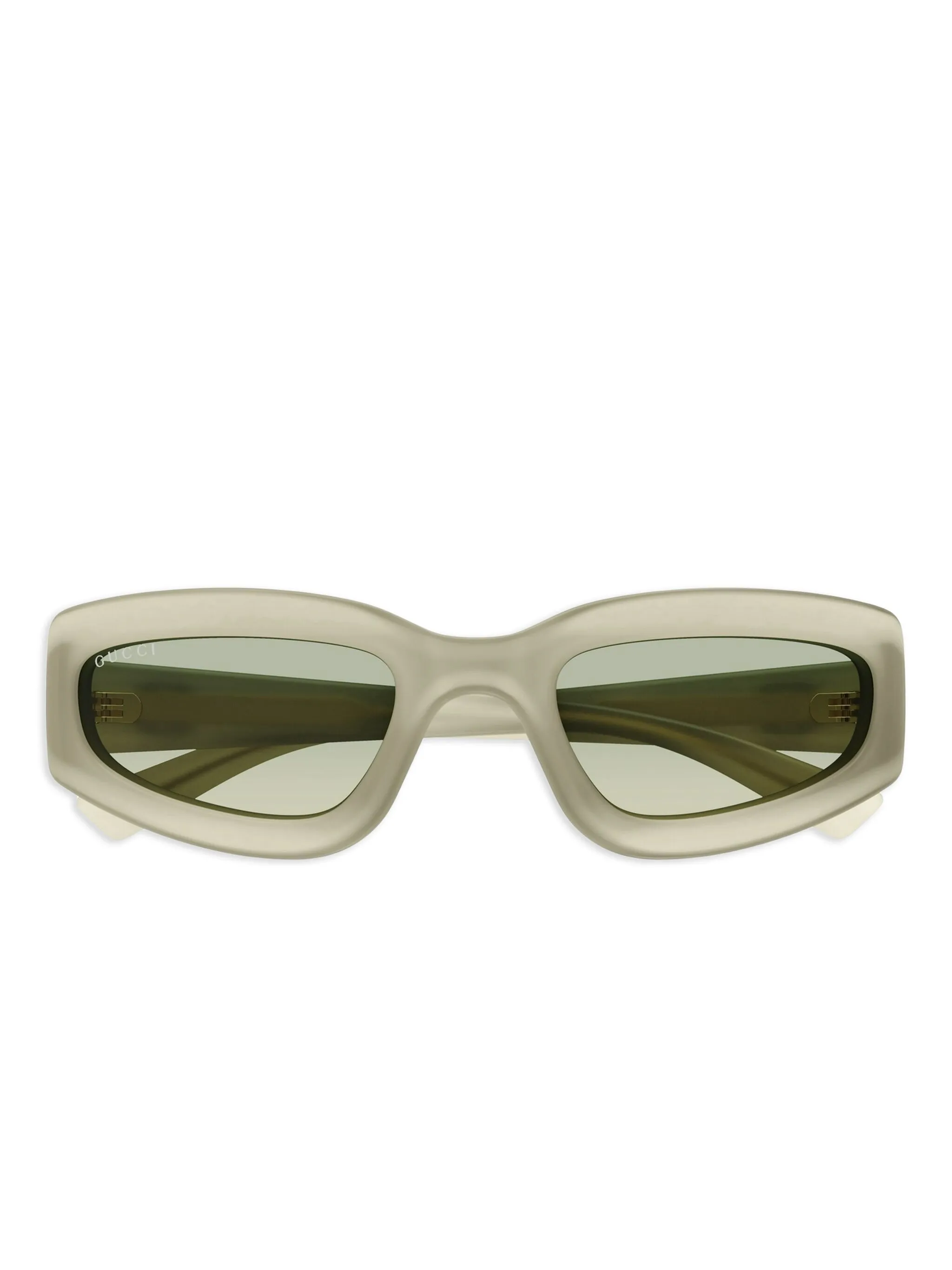 

Солнцезащитные очки в геометричной оправе Gucci Eyewear, желтый