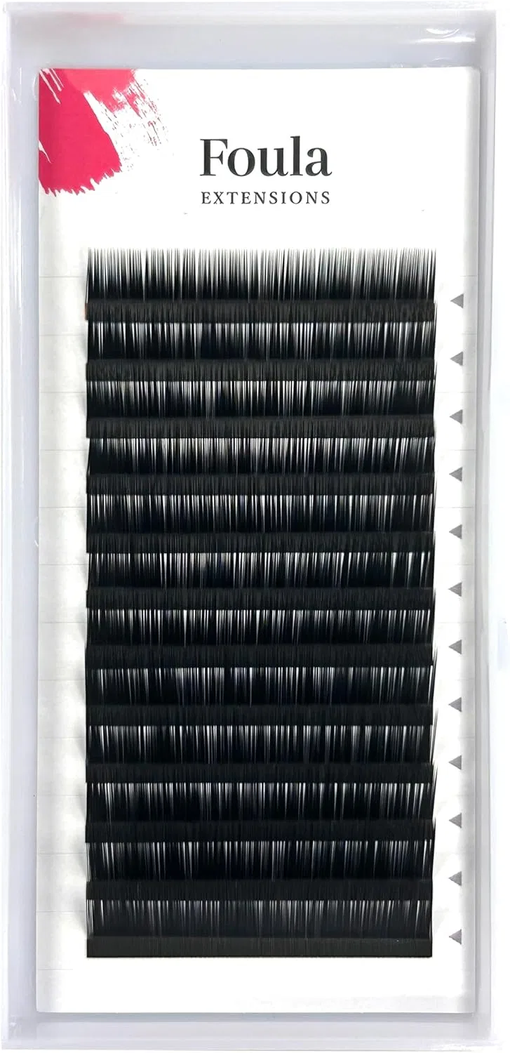 Ресницы плоские Foula Foxy Flat Lash Size Mix Sharp Treatment Extensions