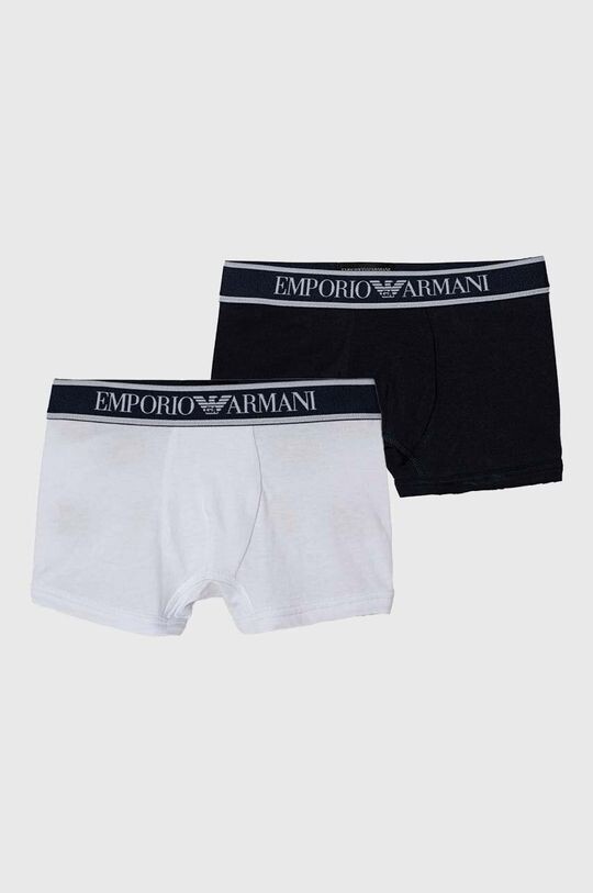 

Детские боксеры 2 упаковки Emporio Armani, белый