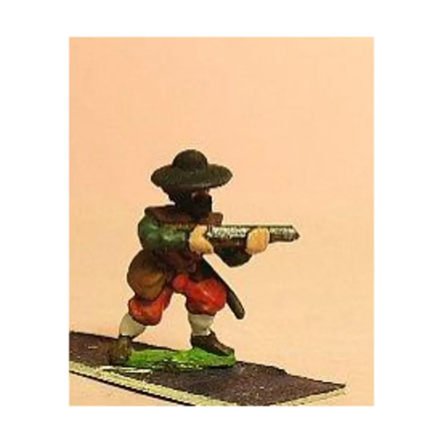 

Аркебузир с короткой стрельбой из аркебузы, Late Medieval-Early Renaissance - Archers, Arquebusiers & Musketeers (15mm)