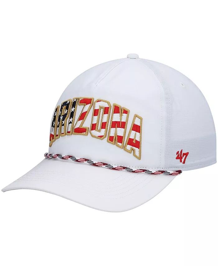 

Мужская белая кепка дальнобойщика Arizona Cardinals Hitch Stars and Stripes '47 года выпуска с регулируемой головкой '47 Brand