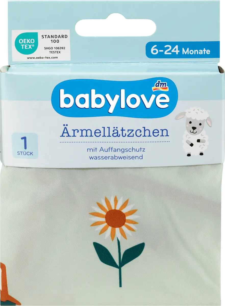 

Нагрудник с рукавами зеленый 1шт. babylove