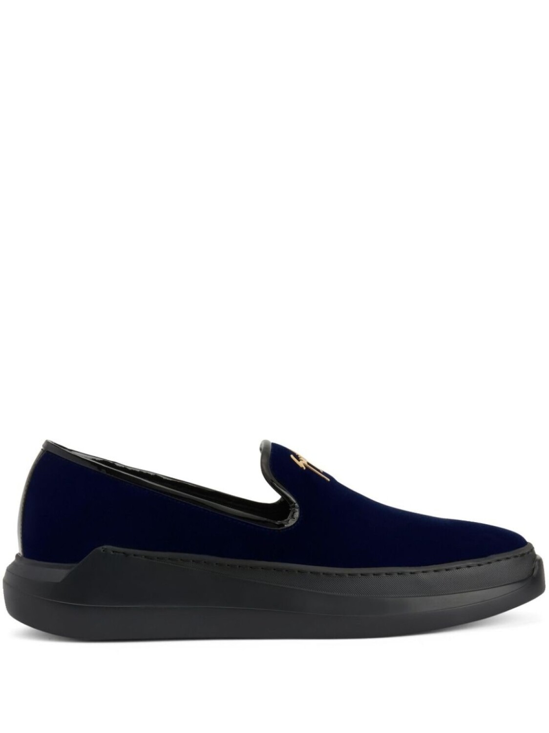 

Giuseppe Zanotti лоферы Conley с логотипом, синий