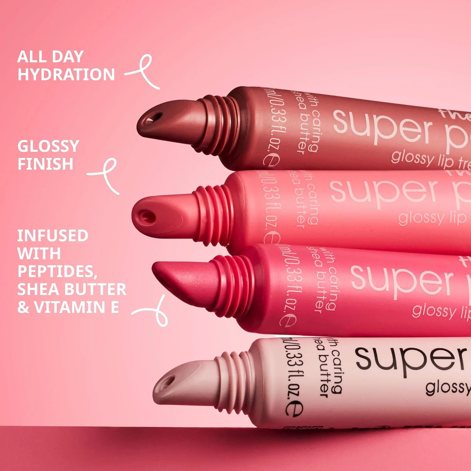 Бальзам-уход для губ «The Super Peptide Glossy Lip Treatment» №01 от essence Essence, 01 Peptacular! — фото 3