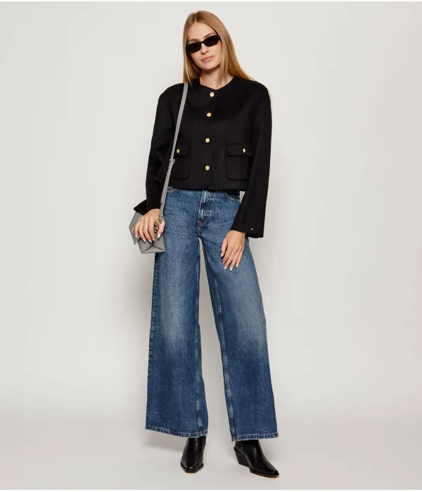 Шерстяная куртка Regular fit Tommy Hilfiger, черный — фото 2
