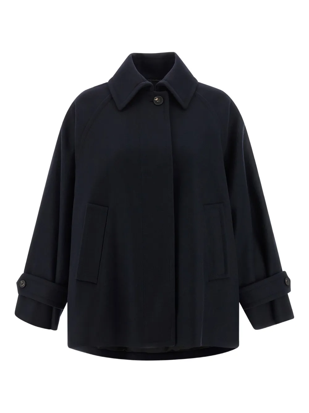 

Пальто с пуговицами и рукавами «летучая мышь» ALBERTO BIANI, синий