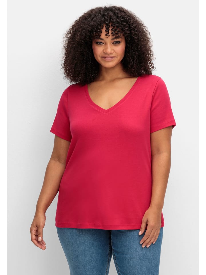 

Футболка sheego, цвет sorbet pink