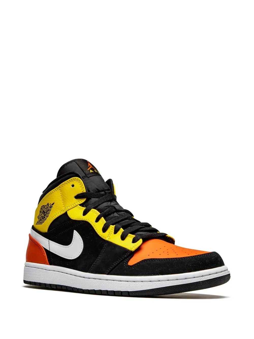 Кроссовки Air  1 Mid SE Amarillo Orange Jordan, черный — фото 2