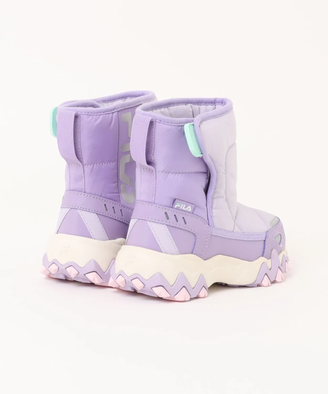 Ботинки FILA OAKMONT BOOTS MINI KD детские фиолетовые — фото 2